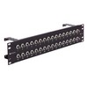 Picture of 3.50" Panel (Black), 32 BNC Adapters Grounded W/ Rear Cable Minder
