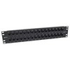 Picture of 3.5"x19" (2U)  32 Port  Low Profile Category 6a Feed-Thru Panel, Unshielded