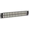 Picture of 3.50" 32 Port Panel USB B/A Keystone Style Coupler, Shielded