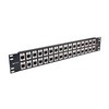 Picture of 3.50" 32 Port ECF Flange Mounted Category 6a Feed-Thru Panel, Unshielded