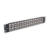 Picture of 3.50" 32 Port ECF Flange Mounted Category 5e Feed-Thru Panel, Shielded