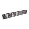 Picture of 3.50" 32 Port ECF Flange Mounted Category 6a Feed-Thru Panel, Shielded