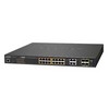 Picture of 16-Port 10/100/1000Base-T Ultra PoE + 4-Port Gigabit TP/SFP Combo Managed Switch