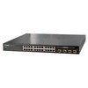Picture of 24-Port 10/100/1000Mbps 802.3at PoE+ Managed Switch w/4 Shared SFP Ports 440W