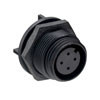 Picture of Rear Panel/PCB Mount Connector PX0413 Series 4-Contact, Socket, Polyamide, 125 V