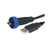 Picture of Fully Overmoulded USB Cable 400 Series USB Standard A Plug To Sealed Mini B Plug 4M Cable