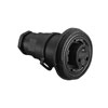 Picture of Inline Cable Connector PX0740 Series 6 Contact Socket Screw Termination (Contacts Supplied Fitted) 7mm-9mm Cable Black Insert And Gland Nut