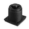 Picture of Bulkhead Flange Mount Connector PX0757 Series 2 Contact Socket Screw Termination (Contacts Supplied Fitted) Black Insert