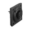 Picture of Low Profile Flange Mount Connector PX0764 Series 2 Contact Plug Screw Termination (Contacts Supplied Fitted) Black Insert