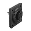 Picture of Low Profile Flange Mount Connector PX0767 Series 6 Contact Socket Screw Termination (Contacts Supplied Fitted) Black Insert