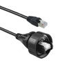 Picture of PX0897 Series Overmould Flex Connector, Pre-Wired Patch Cord IP68 RJ45 to Shielded RJ45 2M Cable