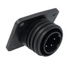 Picture of Flange Panel Mount Connector PX0941 Series 2-Contact, Plug, Polyamide, 600 V