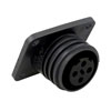 Picture of Flange Panel Mount Connector PX0941 Series 7-Contact, Socket, Polyamide, 450 V