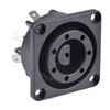 Picture of Panel Mount Female Circular Outlet, 8 Poles