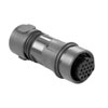 Picture of Inline Cable Connector PXP6011 Series 8 Contact Plug Crimp/Solder Terminatio 7-9mm Cable, Plastic