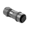 Picture of Inline Cable Connector PXP6011 Series 16 Contact Socket Crimp/Solder Term 9-10mm Cable, Plastic