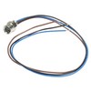 Picture of M8 3 Pole Female Receptacle, Rear Mounting Style with 0.3m Leads