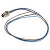Picture of M8 3 Pole Male Receptacle, Rear Mounting Style with 0.3m Leads