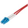 Picture of 9/125, Single Mode Fiber Cable, Dual LC / Dual LC, Red 1.0m