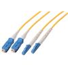 Picture of 9/125, Single mode Fiber Cable, Dual SC /Dual LC, 3.0m