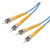 Picture of 9/125, Single Mode Fiber Cable, Dual ST / Dual ST, Blue 3.0m