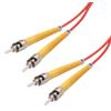 Picture of 9/125, Single Mode Fiber Cable, Dual ST / Dual ST, Red 2.0m