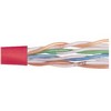 Picture of Category 6 UTP 24 AWG 4-Pair Stranded Conductor Red, 1KFT