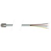 Picture of Flat Modular Cable, RJ11 (6x4) / Tinned End, 7.0 ft