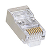 Picture of Pull Through RJ45 Plug, Shielded, Category 5e, Pkg/100
