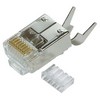 Picture of 8x8 Shielded Plug with Strain Relief - Pkg/50