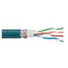 Picture of Category 5E S/UTP Hi Flex PUR 26 AWG 4-Pair Stranded Conductor Teal, 1KFT