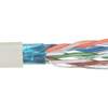 Picture of Category 6 Bulk Cable, F/UTP Foil Shielded 4-Pair 26AWG Stranded Conductor Low Smoke Zero Halogen LSZH Gray, 100FT