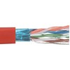 Picture of Category 6a F/UTP LSZH 26 AWG 4-Pair Stranded Conductor Red, 1KFT