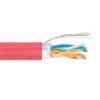Picture of Category 6a 10gig Ethernet Bulk Cable, F/UTP Shielded, Riser CMR CMG Jacket, 26AWG Stranded Relaxed Patch Style, 300V, Red, 1,000 Feet