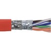 Picture of Category 5E SF/UTP LSZH 26 AWG 4-Pair Stranded Conductor Lt Red, 1KFT