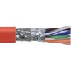Picture of Category 5E SF/UTP LSZH 24 AWG 4-Pair Solid Conductor Red, 1KFT