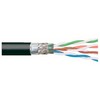 Picture of Category 5E SF/UTP Hi Flex CMX Rated TPE 24 AWG 4-Pair Stranded Conductor Black, 1KFT