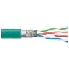 Picture of Cat5e, CMX Rated Hi-Flex FR-TPE Jacket, Double Shielded, 4 Pr. Str. 24 AWG, 1,000ft, Teal