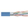 Picture of Category 5E F/UTP Plenum Rated 24 AWG 4-Pair Solid Conductor Blue, 1KFT