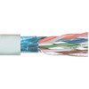 Picture of Category 5E F/UTP Plenum Rated 24 AWG 4-Pair Solid Conductor White, 1KFT