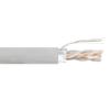 Picture of Category 6a 10gig Ethernet Bulk Cable, F/UTP Shielded, +105C Plenum CMP Jacket, 26AWG Stranded Relaxed Patch Style, 300V, Gray, 1,000Ft