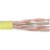 Picture of Category 5E UTP Plenum Rated 24 AWG 4-Pair Solid Conductor Yellow, 1KFT