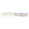 Picture of Category 6 UTP Plenum Rated 23 AWG 4-Pair Solid Conductor White, 1KFT