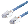 Picture of Category 5e Slim Aerospace Ethernet Cable High-Temp Double Shielded FEP Blue RJ45, 10.0ft