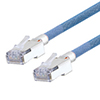 Picture of Category 5e Slim Aerospace Ethernet Cable High-Temp Double Shielded FEP Blue RJ45, 3.0ft