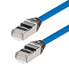 Picture of Category 6a Slim Ethernet Assembly, Shielded, CMP Plenum +105°C High Temp, Blue, 10.0Ft