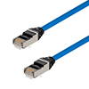 Picture of Category 6 Slim Ethernet Assembly, Shielded, CMP Plenum +105°C High Temp, Blue, 1.0Ft