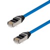 Picture of Category 6 Slim Ethernet Assembly, Shielded, CMP Plenum +105 C High Temp, Blue, 5.0Ft