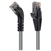 Picture of Category 6 45° Patch Cable, Straight/Right 45° Angle, Gray 1.0 ft