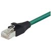 Picture of Double Shielded Cat6a Outdoor Industrial High Flex Ethernet Cable Teal, RJ45 / RJ45, 25.0ft